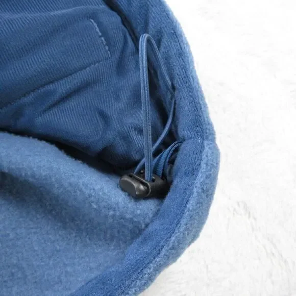 Columbia Jacket Mens Large Blue Colorblock Zip Pockets Soft Full Zip Fleece Hike - Picture 8 of 13